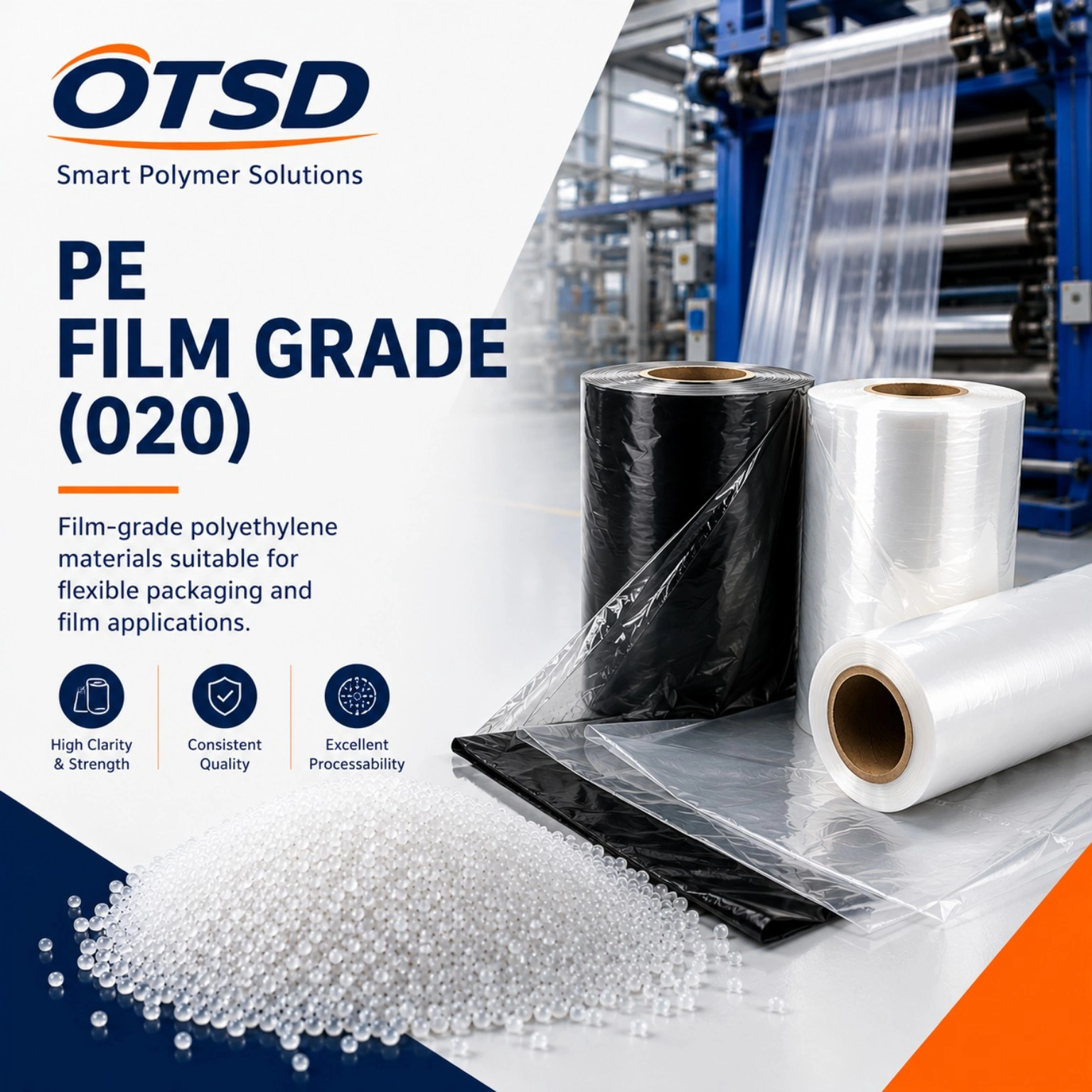 OTSD PE Film Grade 020 for flexible film applications
